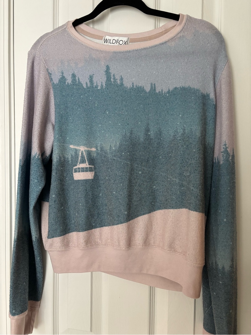Wildfox Ski Chalet Beach Baggy Jumper Sweatshirt Slouchy M Soft & Cozy